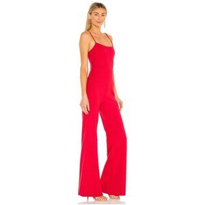 Lovers and Friends Lavinia Jumpsuit Cherry Red Sleeveless Pant Playsuit XS